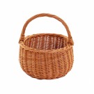 Rund kurv Frø | flettet av pil | ø16cm  thumbnail