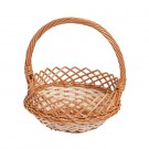 Rund kurv Rogn | flettet av pil | ø18cm thumbnail