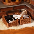 Oppbevaringskurv Ekorn | flettet av pil | 29x20cm  thumbnail