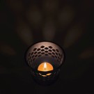 Telysholder | svart | 7x8 cm thumbnail