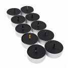 Svarte telys 10-pk | naturlig bivoks  thumbnail