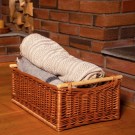 Oppbevaringskurv Bever | flettet av pil | 49x36cm  thumbnail