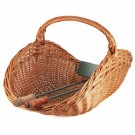 Vedkurv Nils | flettet av pil | 64x35cm thumbnail