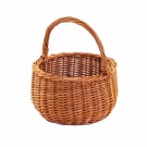 Rund kurv Frø | flettet av pil | ø16cm  thumbnail