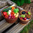 Løvkurv Marius | flettet av pil | ø45x29cm  thumbnail