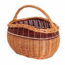 Kurv Torg | flettet av pil | 44x27cm thumbnail