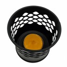 Telysholder | svart | 7x8 cm thumbnail