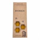 Stakelys 5-pk | naturlig bivoks | 19 cm thumbnail