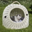 Kurvhule i pil │ til katt og hund │ Hvit 50x40x40cm thumbnail