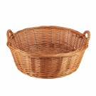 Kurvbrett | flettet av pil | ø39cm thumbnail