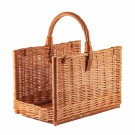 Vedkurv Ivar | flettet av pil | 45x30cm thumbnail