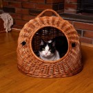 Kurvhule Tusse L | med gitterdør | 50x40x40cm  thumbnail