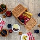 Piknikkurv Selma | flettet av pil | 38x28cm  thumbnail