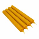 Kronelys 4-pk | naturlig bivoks | 19 cm  thumbnail