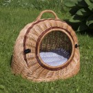 Kurvhule i pil │ til katt og hund │ Brun 46x34x36cm thumbnail