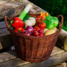 Løvkurv Marius | flettet av pil | ø45x29cm  thumbnail