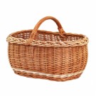 Kurv Tun XL hvit | flettet av pil | 51x35cm thumbnail