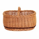 Kurv Tun XL rød | flettet av pil | 51x33cm  thumbnail