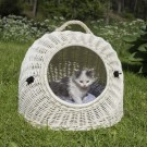 Kurvhule i pil │ til katt og hund │ Hvit 50x40x40cm thumbnail