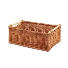Oppbevaringskurv Bever | flettet av pil | 37x24cm thumbnail