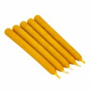 Stakelys 5-pk | naturlig bivoks | 19 cm thumbnail