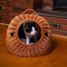 Kurvhule Tusse M | med gitterdør | 46x34x36cm thumbnail