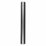 Røykrør 1m | vanlig stål 0,6mm | ø100-150mm 