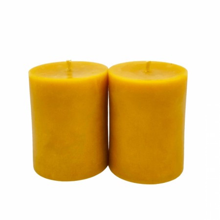 Kubbelys | naturlig bivoks | 7,5 cm 